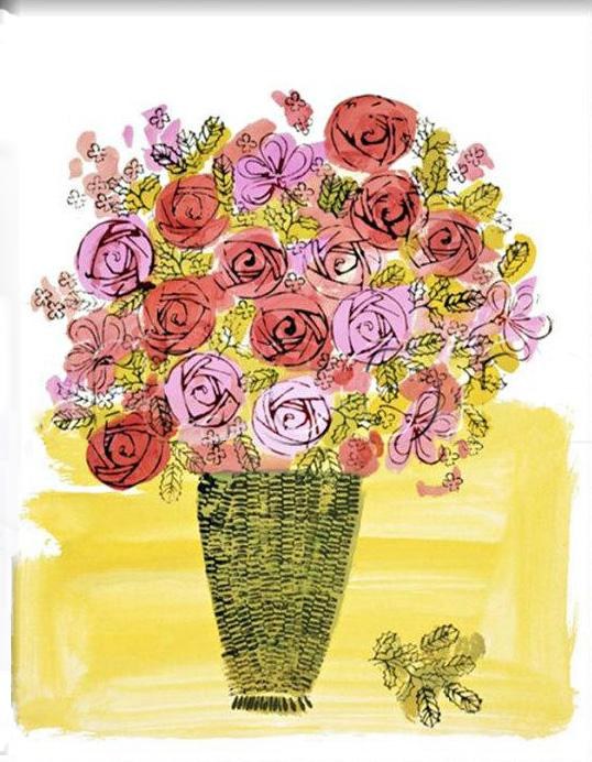 Andy Warhol Basket of Flowers